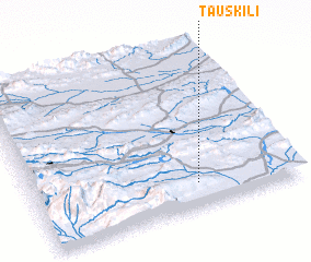 3d view of Tāūs Kili