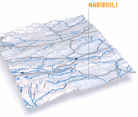 3d view of Habīb Kili