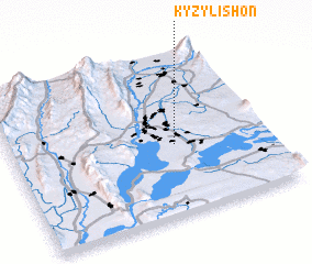 3d view of Kyzylishon
