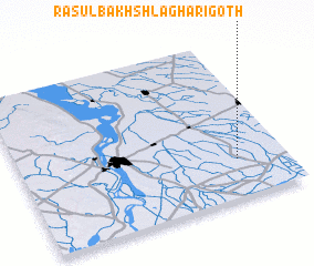 3d view of Rasūl Bakhsh Laghāri Goth