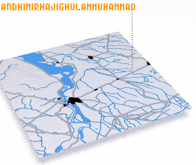 3d view of Goth Landhi Mīr Hāji Ghulām Muhammad