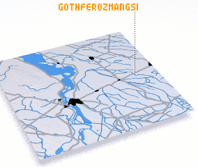 3d view of Goth Feroz Mangsi