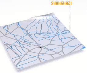 3d view of Shāh Ghazi