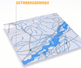 3d view of Goth Mangar Hindu