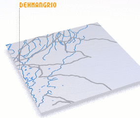 3d view of Deh Mangrio