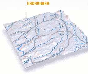 3d view of Karam Khān