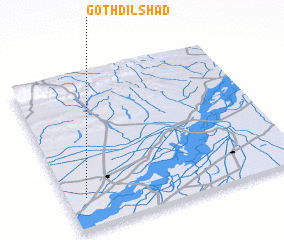 3d view of Goth Dilshād