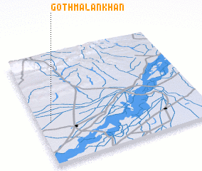 3d view of Goth Malan Khān