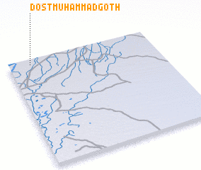 3d view of Dost Muhammad Goth