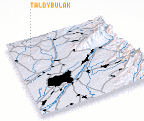 3d view of (( Taldybulak ))