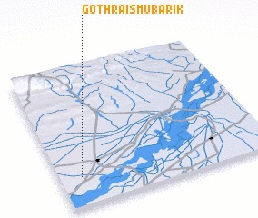 3d view of Goth Raīs Mubārik