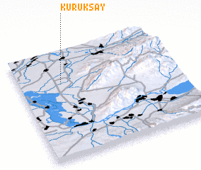 3d view of Kuruksay