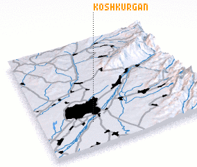 3d view of Koshkurgan