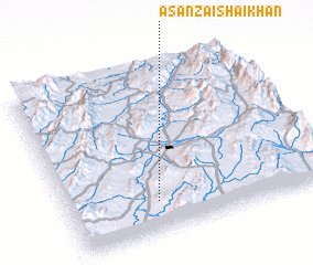 3d view of Asanzai Shaikhān