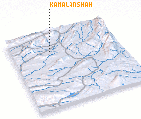 3d view of Kamālān Shāh