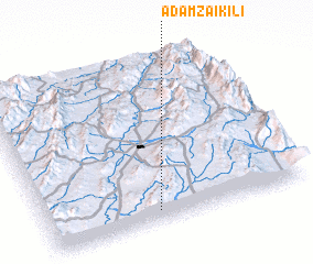 3d view of Adamzai Kili