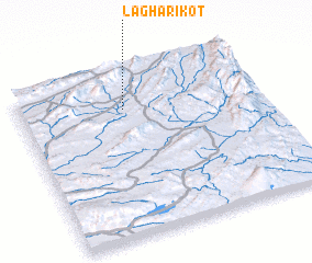 3d view of Laghāri Kot