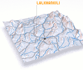 3d view of Lāl Khān Kili