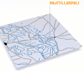 3d view of Hāji Tillan Pali