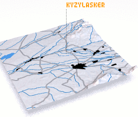 3d view of Kyzylasker