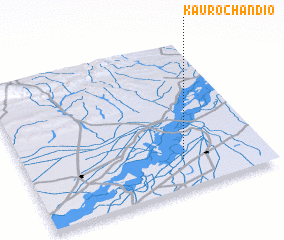 3d view of Kauro Chāndio