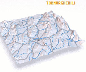 3d view of Tor Murghe Kili