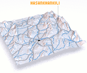 3d view of Hasan Khān Kili