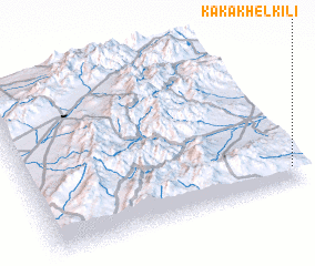 3d view of Kāka Khel Kili