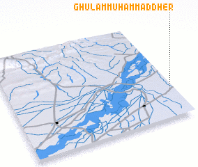 3d view of Ghulām Muhammad Dher