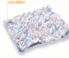 3d view of Les Combes