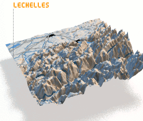 3d view of Léchelles