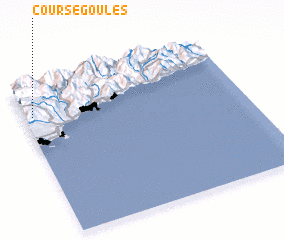 3d view of Coursegoules