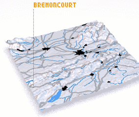 3d view of Brémoncourt