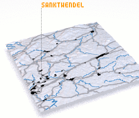 3d view of Sankt Wendel