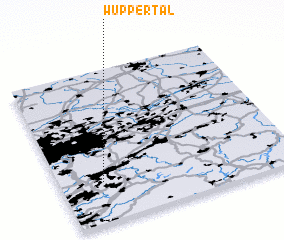 3d view of Wuppertal