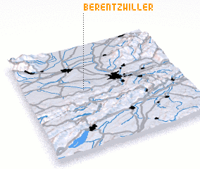 3d view of Berentzwiller