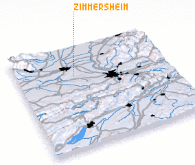 3d view of Zimmersheim