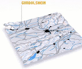 3d view of Gundolsheim