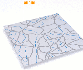 3d view of Akoko