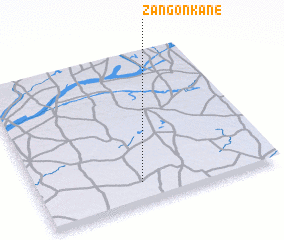 3d view of Zangon Kané