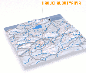 3d view of Haouch ʼAloût Yahya