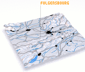 3d view of Folgensbourg