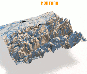 3d view of Montana