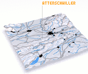 3d view of Attenschwiller