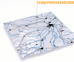 3d view of Schaffhouse-sur-Zorn