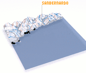 3d view of San Bernardo