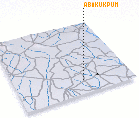 3d view of Abak Ukpum