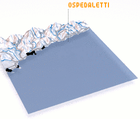 3d view of Ospedaletti