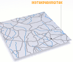 3d view of Ikot Akpadung Itak