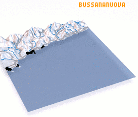 3d view of Bussana Nuova